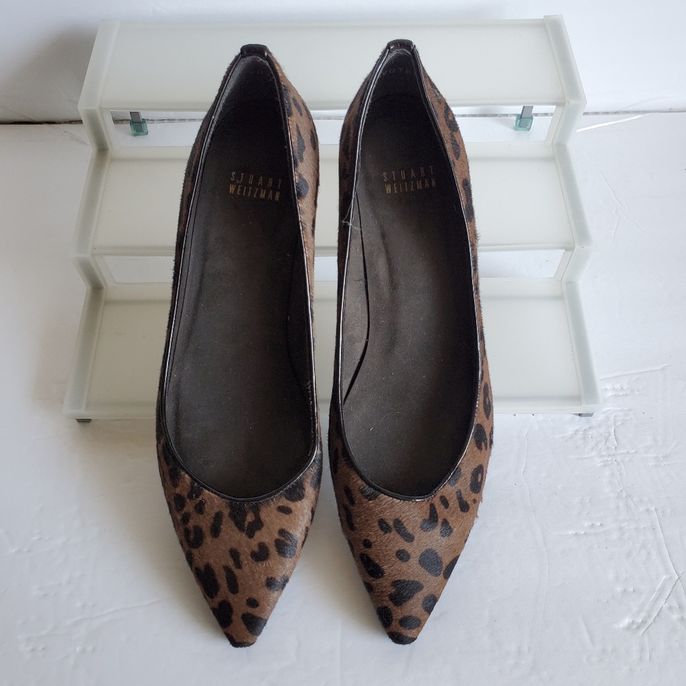 Stuart Weitzman Leopord Print Shoes Size 8.5